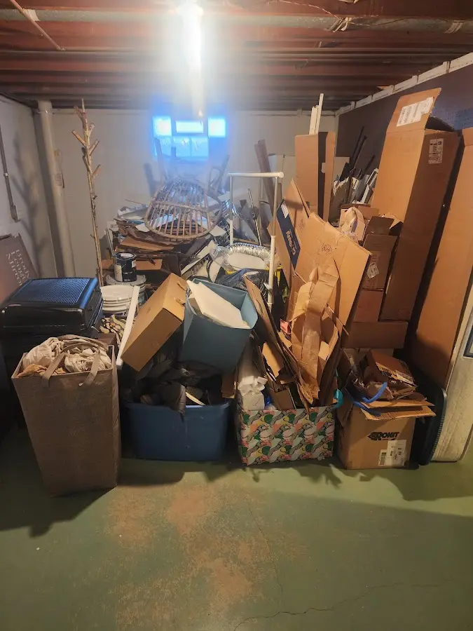 Roll-off dumpster container at job site for Yard Waste Dumpster Rental in Floral City